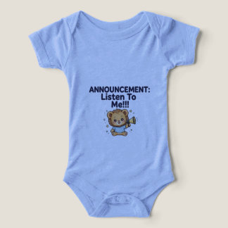 Annonce Ourson Mignon Body Bébé 