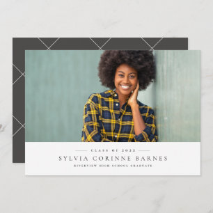 Annonce simple classique de graduation photo