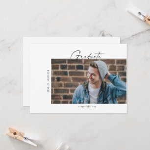 Annonce simple d'obtention d'un diplôme photo