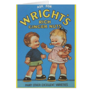 Annonce Vintage de Gingembre Riche de Wright