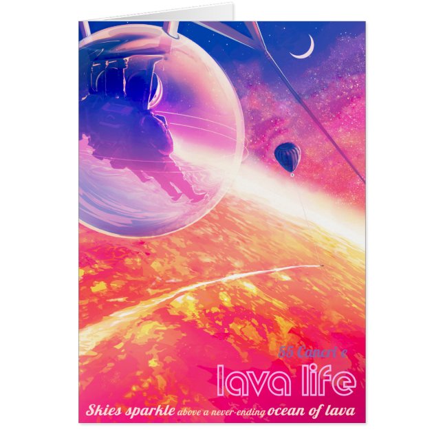 Annonce Voyage Sci-Fi, Planet 55 Cancri e (Devant)