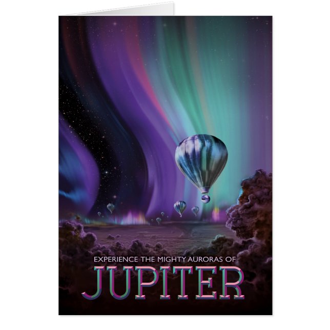 Annonce Voyage Sci-Fi, Planet Jupiter (Devant)