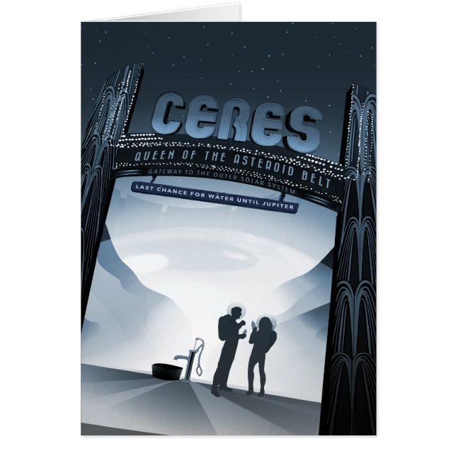 Annonce Voyage Sci-Fi, Planète naine Ceres (Devant)