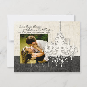 Annonces de Faire-Part de Mariage sous Chandeliers