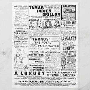 Annonces de journaux Vintages (pas AI)