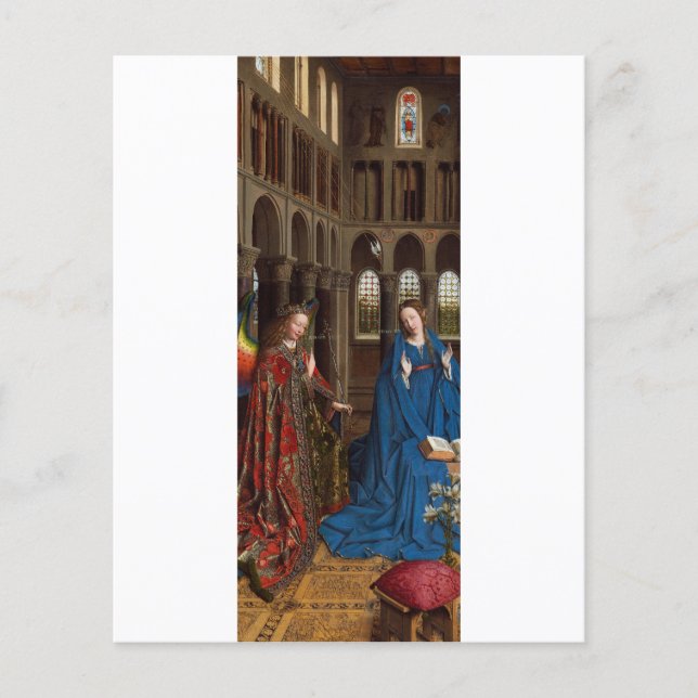 Annonciation de Jan van Eyck (Devant)
