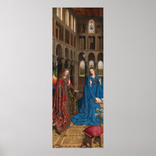 Annonciation - Jan van Eyck Poster d'art