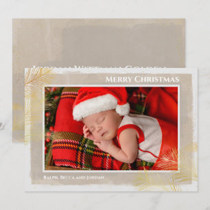 Annuelles Cartes d'annonce de naissance pour les fêtes de No
