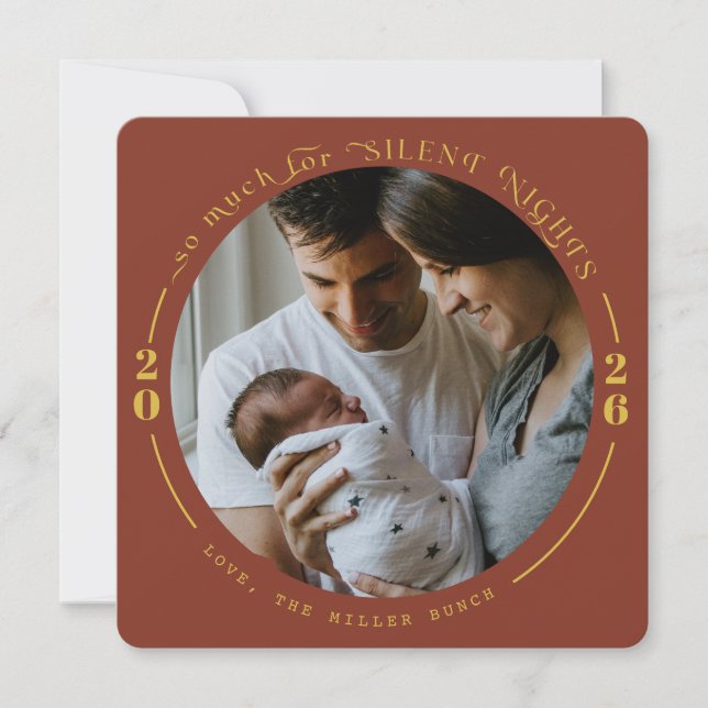 Annuelles Cartes de fêtes pour bébé (Devant)