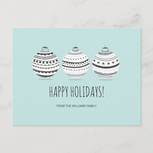 Annuelles Cartes de Noël pour les fêtes (Devant)