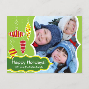 Annuelles Cartes de vœux rétro pour les fêtes