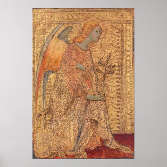 Annunciation - Simone Martini Fine Art Poster (Devant)
