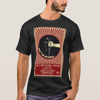 "Anomalie" du T-shirt noir des hommes de fontaine