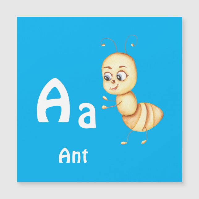 Ant personnaliser ABC : Lettre A - Ajouter votre n (Devant)