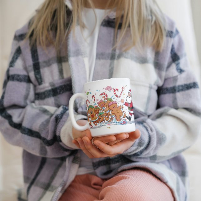 anta and Gingerbread Dance Christmas Mug (Créateur téléchargé)