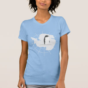 Antarctique - T-shirt femme pingouin