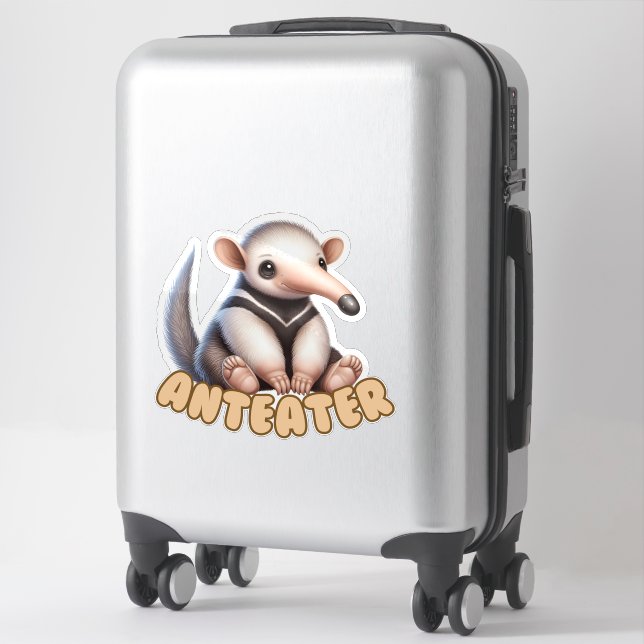 ANTEATER - STICKER DE NURSERY (Sur valise)