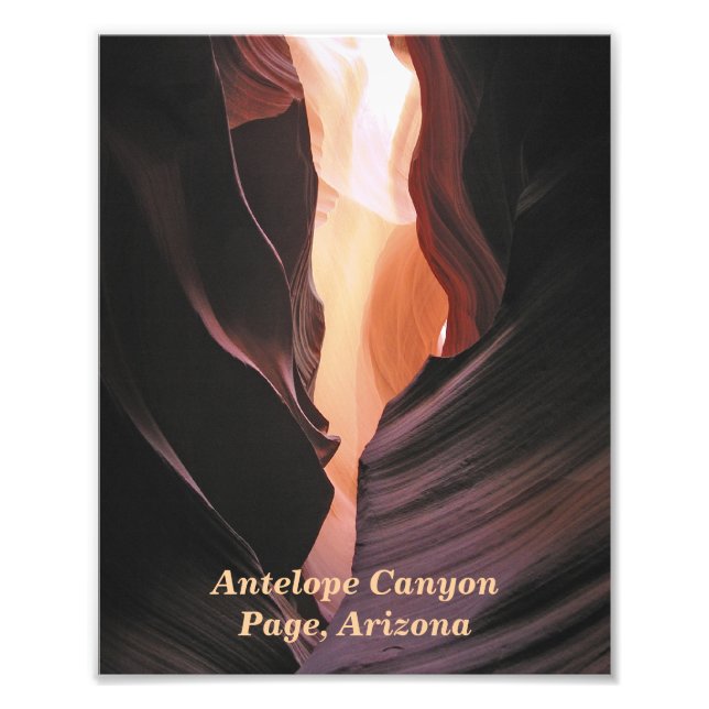 Antelope Canyon Abstraite page Arizona Photo Impri (Devant)