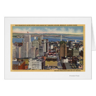 Antenne du centre ville, vue de pont de baie