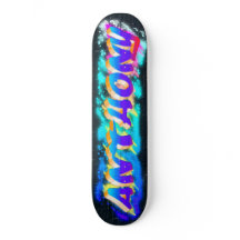ANTHONY Customisé Graffiti Skateboard