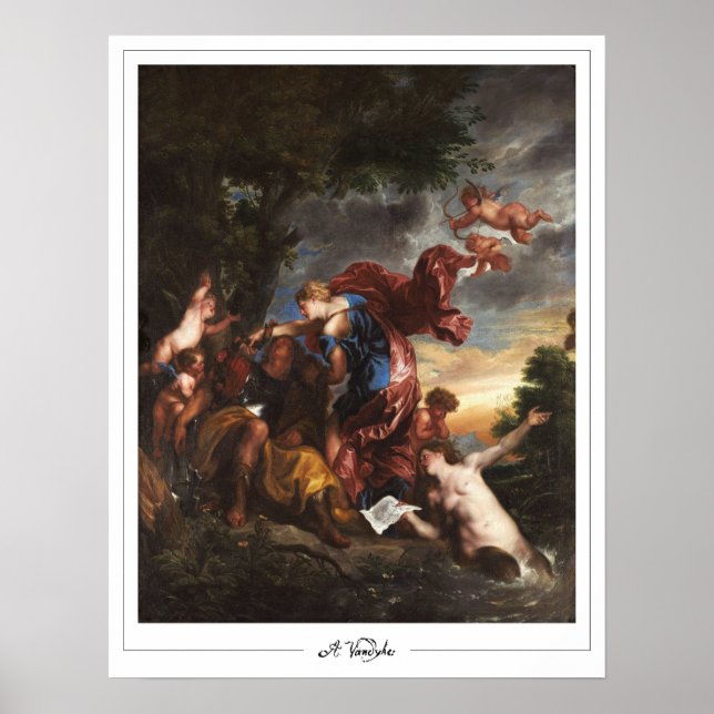 Anthony van Dyck Zedign affiche d'art #100 (Devant)