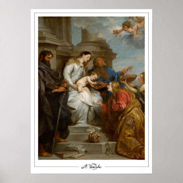 Anthony van Dyck Zedign affiche d'art #199 (Devant)