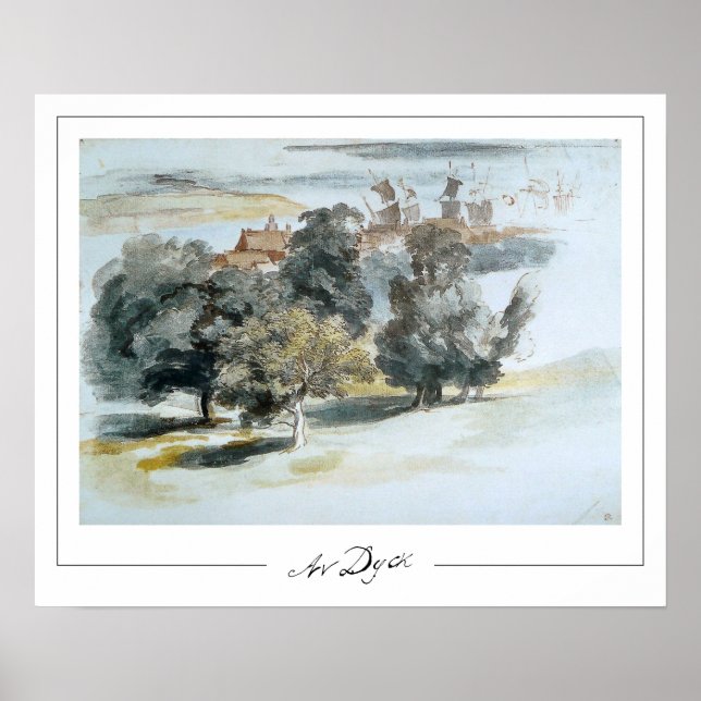 Anthony van Dyck Zedign affiche d'art #230 (Devant)