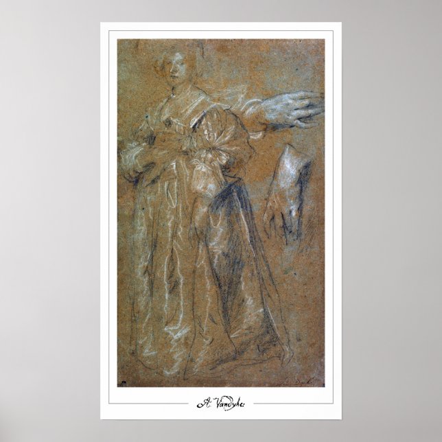 Anthony van Dyck Zedign affiche d'art #248 (Devant)