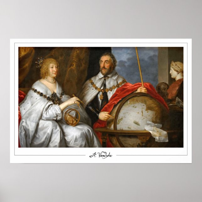 Anthony van Dyck Zedign affiche d'art #583 (Devant)