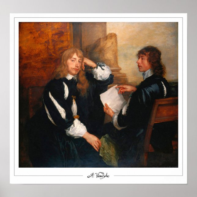 Anthony van Dyck Zedign Art Affiche #120 (Devant)