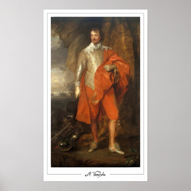 Anthony van Dyck Zedign Art Poster #596 (Devant)