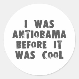 Anti autocollant d'Obama