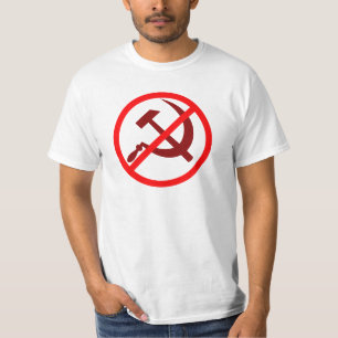 Anti-communisme NON AU T-shirt COMMUNISME