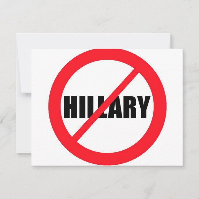 Anti-Hillary Clinton (Devant)