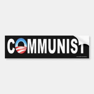 Anti Obama "Communist" bumper sticker