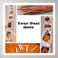 anti smoking posters on white