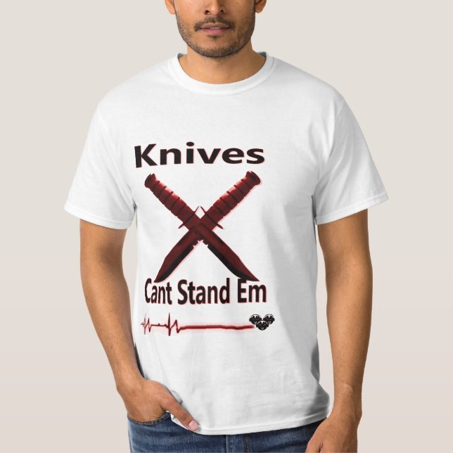 Anti T-shirt de crime de couteau (Devant)