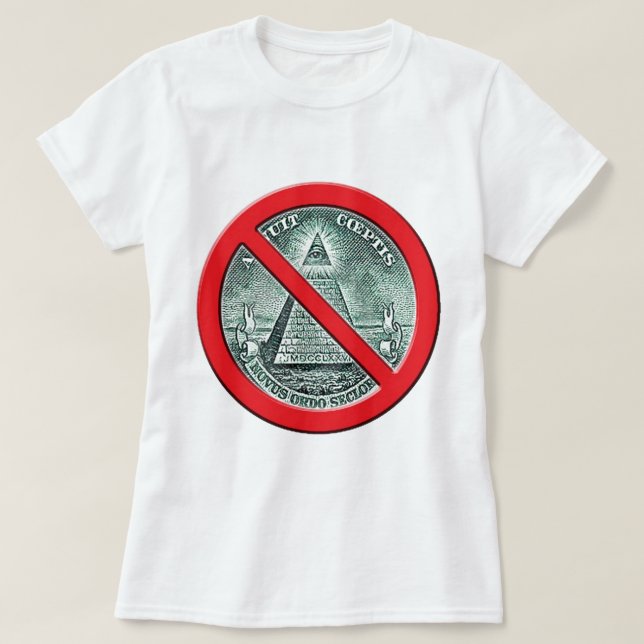Anti T-shirt d'Illuminati (Design devant)