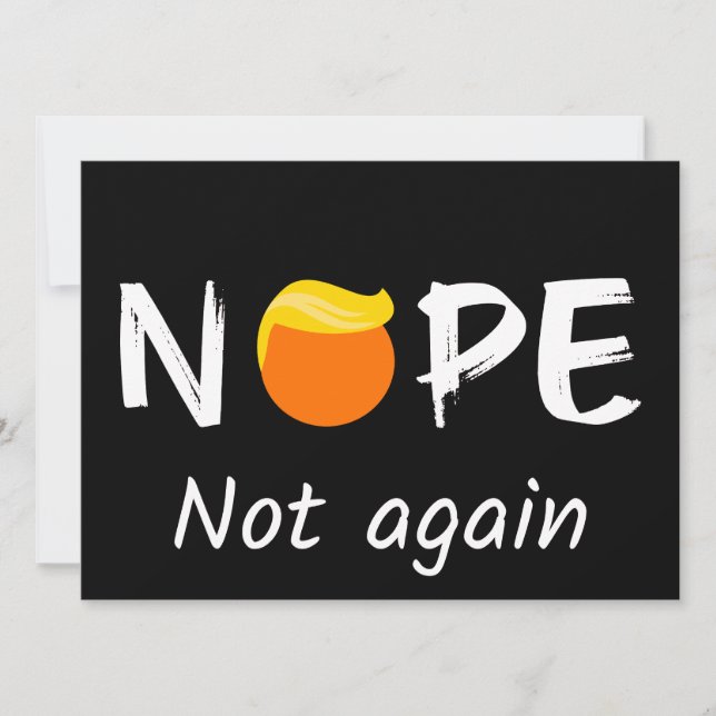 Anti-Trump - Non, pas encore Halloween Edition I (Devant)