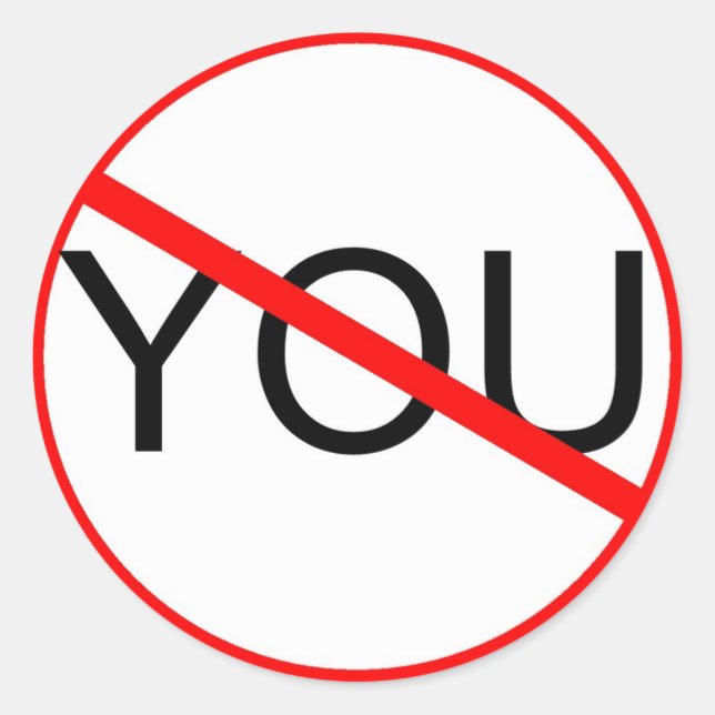 Anti-You Sticker (Devant)