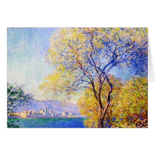 Antibes vu du Salis fait du jardinage Claude Monet (Devant Horizontal)