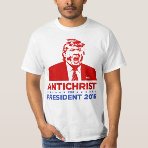 ANTICHRISTE d'ATOUT pour le T-shirt de PRÉSIDENT