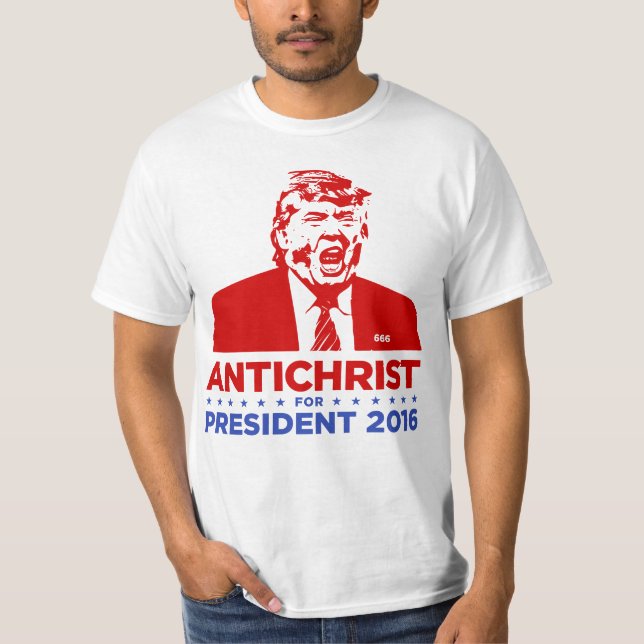 ANTICHRISTE d'ATOUT pour le T-shirt de PRÉSIDENT (Devant)