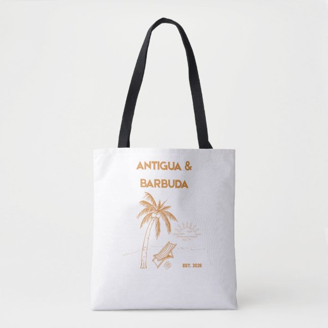 Antigua and Barbuda Luxury Shoulder Tote Bag (Devant)