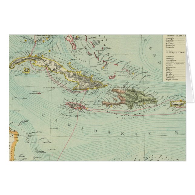 Antilles ou Antilles (Devant horizontal)
