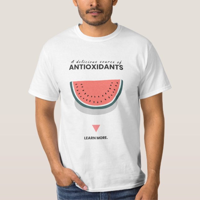 Antioxydants de pastèque gratuit T-shirt Palestine (Devant)