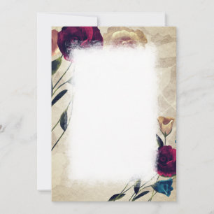 Antique Bourgogne Beige Rose Numéro de table