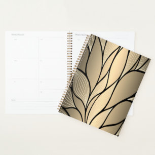 Antique Gold Creative Leave Motif