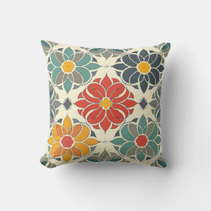 Antique Motif Carrelage Coussin sans couture
