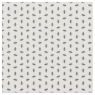 Antique Motif d'abeilles en tissu avec COULEUR BG 